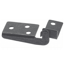 Left Hand Drop Flap Hinge, Bronze Plated Finish