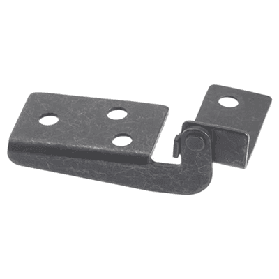 Right Hand Drop Flap Hinge, Bronze Plated Finish