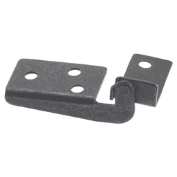 Right Hand Drop Flap Hinge, Bronze Plated Finish