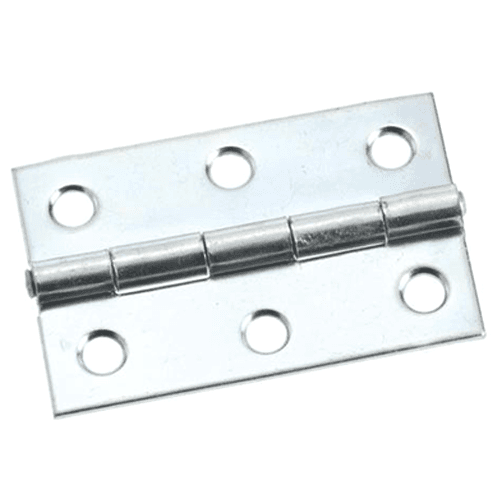 Tight Pin Full Swaged Light-Duty Narrow Butt Hinge, Zinc