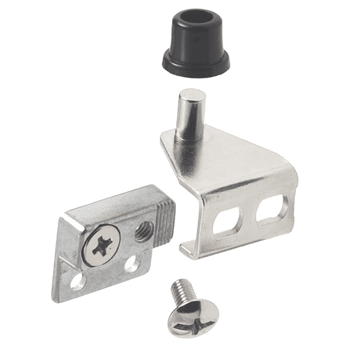 Flush Door Concealed Pivot Hinge, Bright Nickel Plated