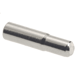 Straight Shelf Support with 5mm Peg, Nickel Plated