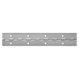 Piano Hinge, 48" Long x 1-1/2" Wide, Nickel-Plated