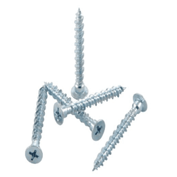 #8 x 45mm Funnel Head Confirmat Screw, Pozi Drive Hi-Lo Thread and Sharp Point, Box of 1 Thousand by Titus Tool Company Inc.