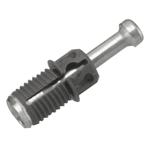 8mm x 34mm Dowel Connector for System 5 Cam, Dark Gray, Box of 100
