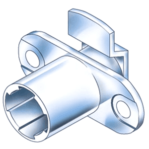 Type 080 Cam Body for Timberline Locks, 13/16" Cam Length, Horizontal Mount