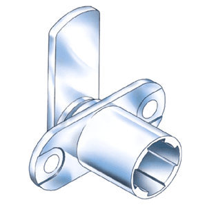 Type 088 Cam Body for Timberline Locks, 1-1/4" Cam Length, Horizontal Mount