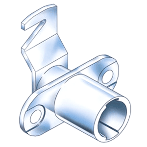 Type 181 Cam Body for Timberline Locks, Horizontal Mount, Flipper/Tambour Lock