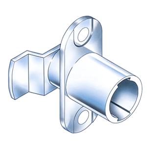 Type 195 Cam Body for Timberline Locks, 13/16" Cam Length, Vertical Mount