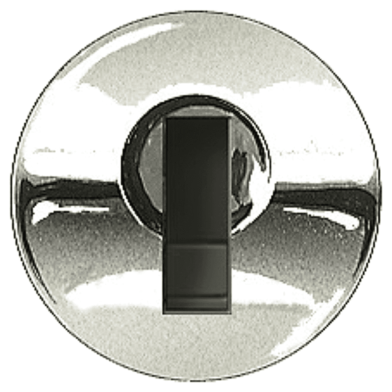 LP-100 Lock Plug, Bright Nickel, 100T - 599T/25 Master Key Options