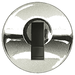 LP-100 Lock Plug, Bright Nickel, 100T - 599T/25 Master Key Options