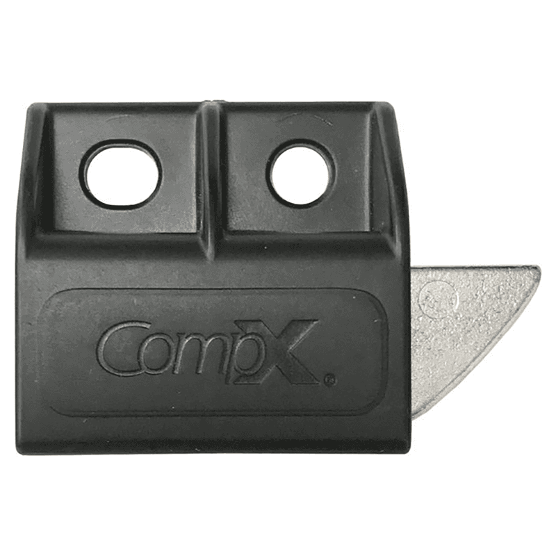 Self-Locking Vertical Mount SlamStrike Spring Loaded with Right Hinge, White