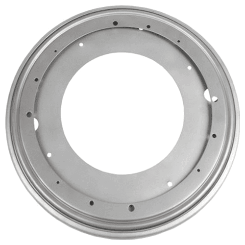 9" Round Steel Swivel Bearing, Zinc Plated