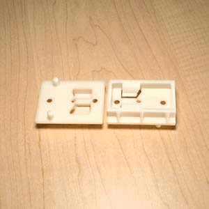 5mm Dowel Molded V-Notch Bracket