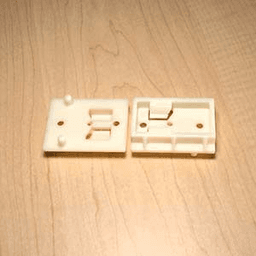 5mm Dowel Molded V-Notch Bracket