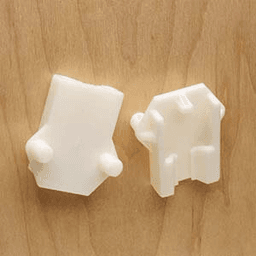 8mm Dowel Molded V-Notch Bracket C-173