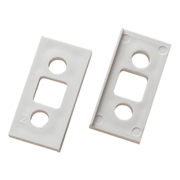 C-218-01 3/16" Drawer Slide Spacer, White