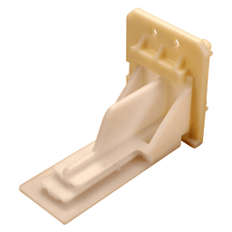 C-239-03 46mm - 50mm Right Adjustable Undermount Bracket, 10mm, Dowelled (100/Box)