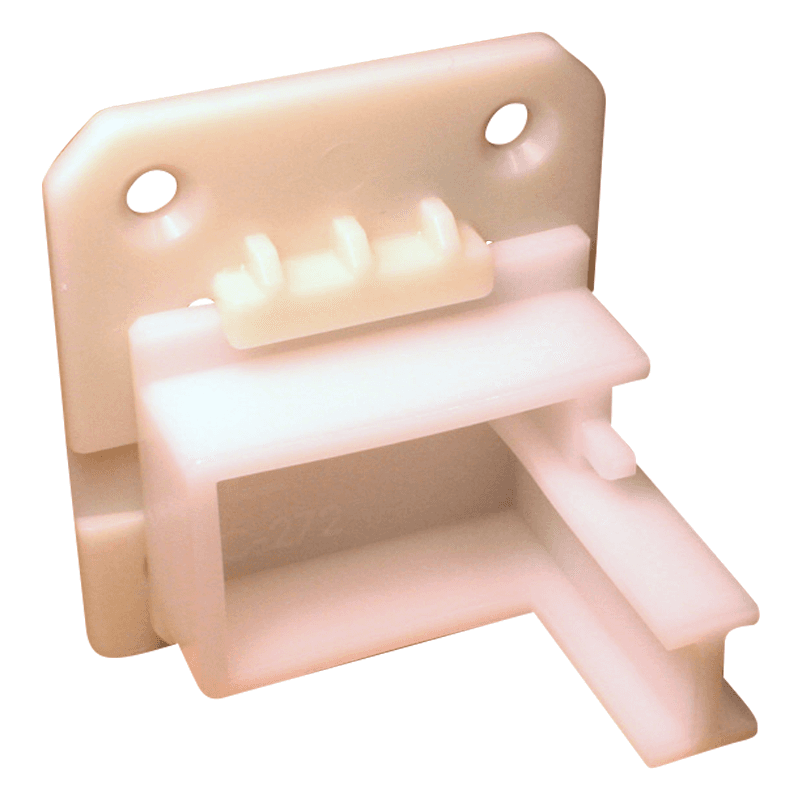 C-278 19mm - 23mm Left Adjustable Roller Undermount Bracket, Screw-On (300/Box)