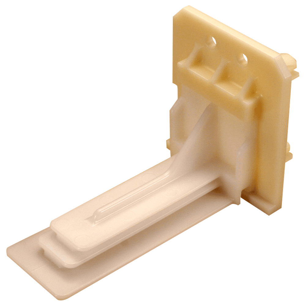 C-283-01 11mm - 39mm Right Adjustable Undermount Bracket, 10mm, Dowelled (400/Box)