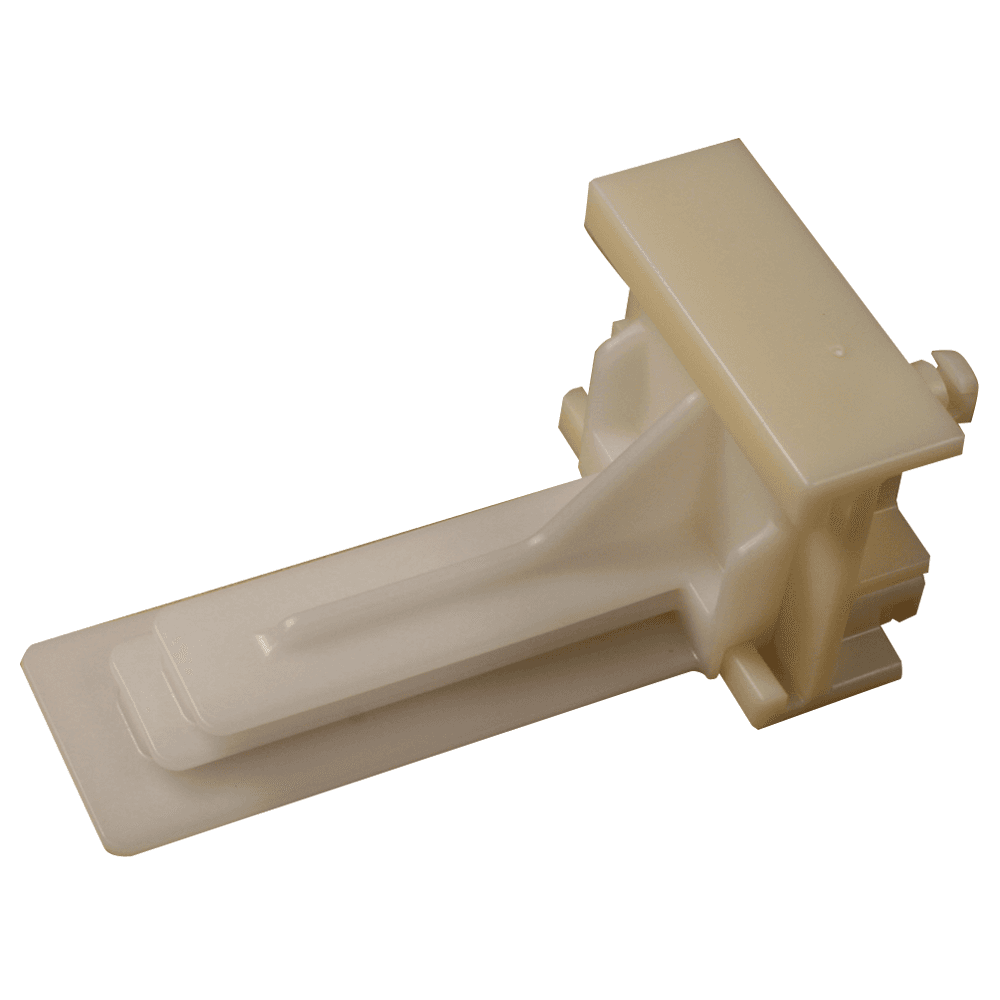 C-297-01 21mm - 49mm Right Adjustable Undermount Bracket, 8mm, Dowelled (400/Box)
