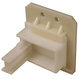 C-304-01 19mm - 23mm Right Adjustable Roller Undermount Bracket, 10mm, Dowelled (500/Box)