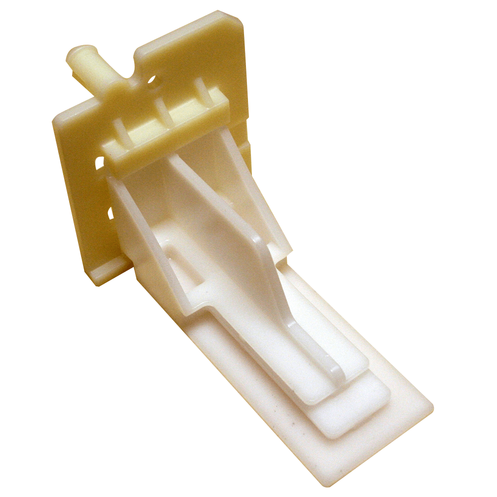 C-311 46mm - 50mm Left Adjustable Undermount Bracket, 8mm, Dowelled (400/Box)