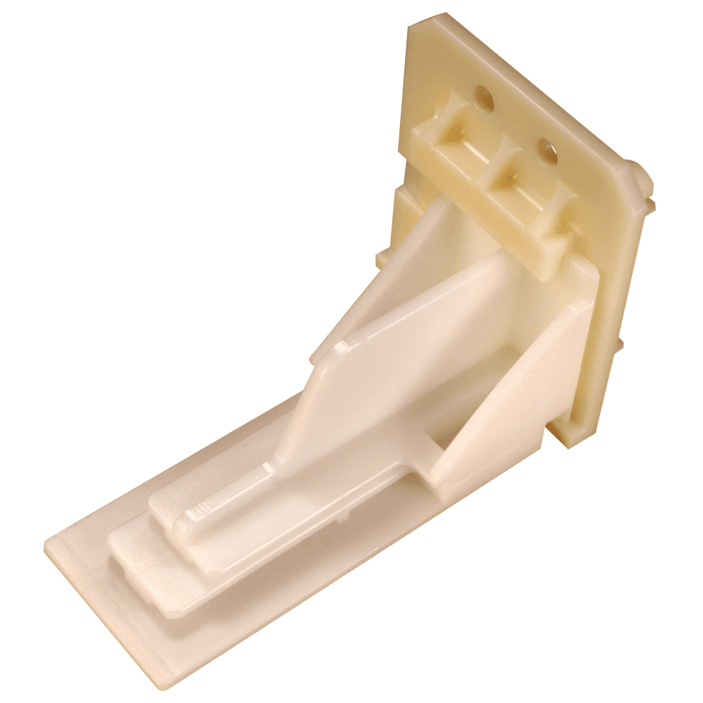 C-337-01 46mm - 50mm Right Adjustable Undermount Bracket, 10mm, Dowelled (400/Box)
