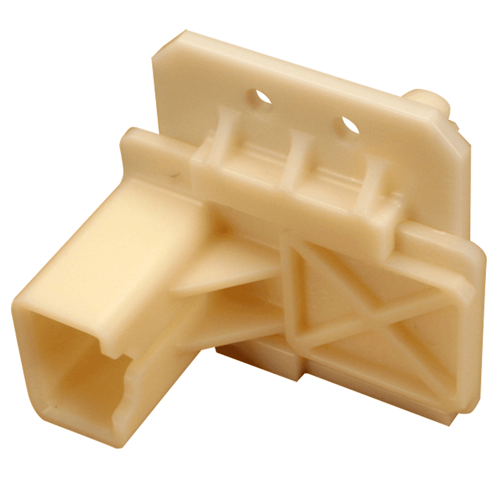 C-372-01 6mm - 22mm Right Adjustable Roller Undermount Bracket, 10mm, Dowelled (300/Box)