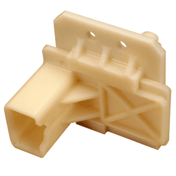 C-372-01 6mm - 22mm Right Adjustable Roller Undermount Bracket, 10mm, Dowelled (300/Box)