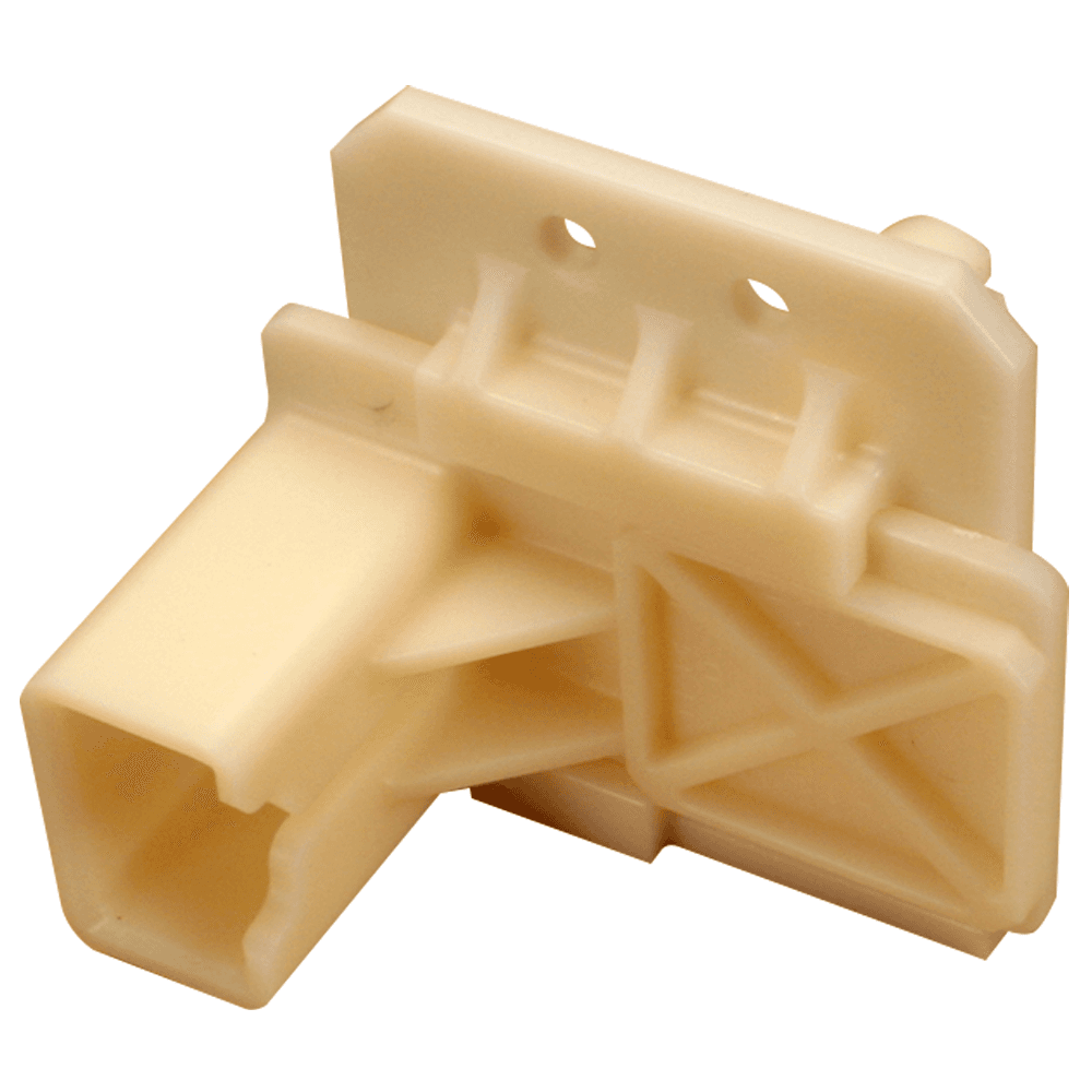 C-372-03 6mm - 22mm Right Adjustable Roller Undermount Bracket, 10mm, Dowelled (100/Box)