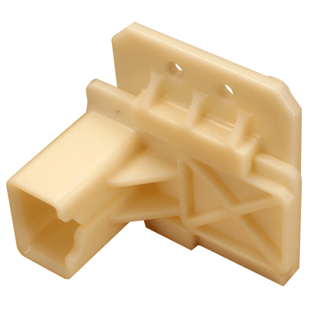 C-373-01 6mm - 22mm Right Adjustable Roller Undermount Bracket, 10mm, Dowelled (300/Box)