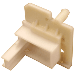 C-376-01 6mm - 19mm Right Adjustable Roller Undermount Bracket, 8mm, Dowelled (300/Box)