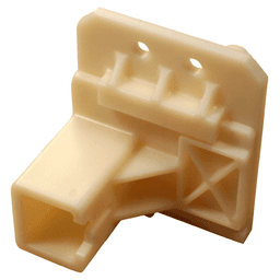 C-404-01 6mm - 22mm Right Adjustable Roller Undermount Bracket, 10mm, Dowelled (300/Box)