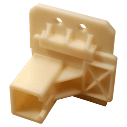 C-415-01 6mm - 22mm Right Adjustable Roller Undermount Bracket, 10mm, Dowelled (300/Box)
