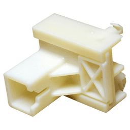 C-553-01 16mm - 32mm Right Adjustable Roller Undermount Bracket, 10mm, Dowelled (300/Box)