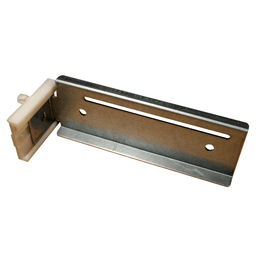 C-682-01 8mm - 78mm Right Adjustable Undermount Extension Bracket, 8mm, Dowelled (25/Box)