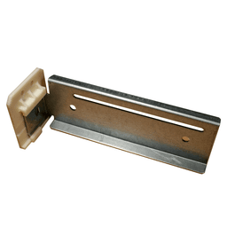 C-686-01 6mm - 76mm Right Adjustable Undermount Extension Bracket, 10mm, Dowelled (25/Box)