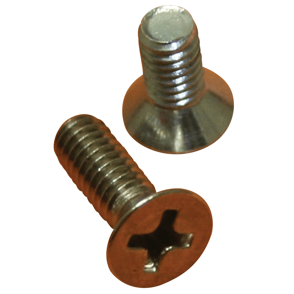#8 x 1/2" Flat Head Machine Screw, Phillips Drive, by Tenn-Tex