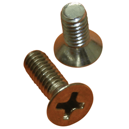 #8 x 1/2" Flat Head Machine Screw, Phillips Drive, by Tenn-Tex