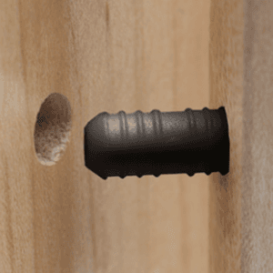 0.248" Dowel, Black