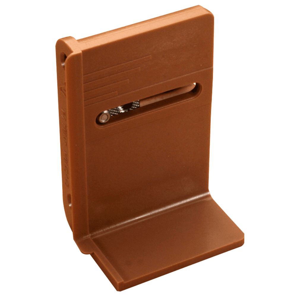 T-350-A Left Hand Insert Bracket, Brown