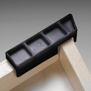 22.5° Left Hand Corner Protector, Black