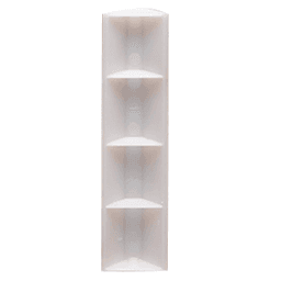 4" x 3/4" HIPS Plastic Glue/Staple Block, Natural