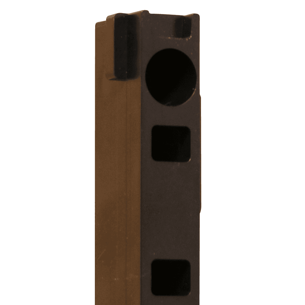 QuikTRAY 1" Pilaster, Black (100/Box)