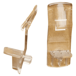 1/4" Locking Shelf Support for 5/8" Shelves, Clear Finish