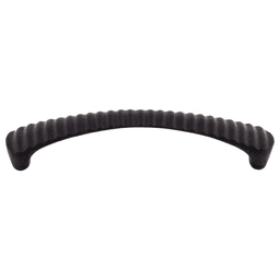 5-1/16" Nouveau Grooved Pull, Flat Black