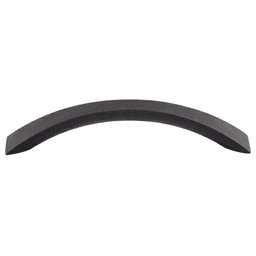 5-1/16" Nouveau Crescent Flair Pull, Flat Black