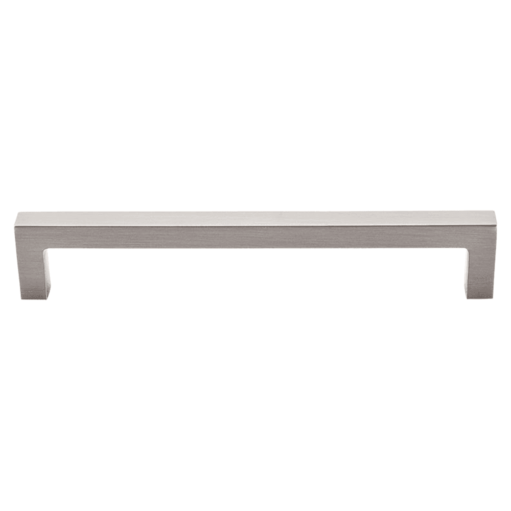 6-5/16" Asbury Square Bar Pull, Brushed Satin Nickel