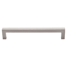 6-5/16" Asbury Square Bar Pull, Brushed Satin Nickel